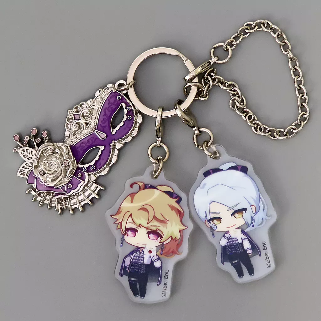 茅ヶ崎至＆雪白東(フレデリク) キーチェーン 「A3!(エースリー) Memoria.」