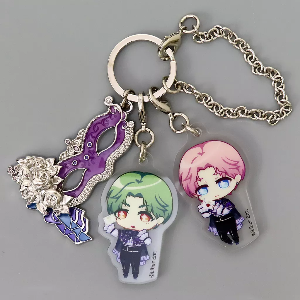 瑠璃川幸＆向坂椋(シャルル) キーチェーン 「A3!(エースリー) Memoria.」