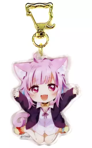 猫又おかゆ(女の子座り/両手を上げる) 「バーチャルYouTuber ホロライブ 猫又おかゆ 誕生日記念2023 ランダムアクリル」