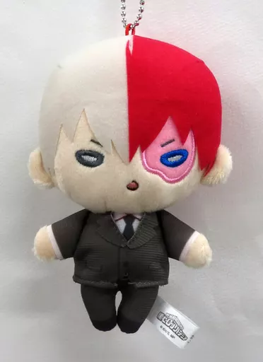 轟焦凍 スーツ にとたん ボールチェーン付ぬいぐるみ 「僕のヒーローアカデミア」 TOHO animation STORE限定