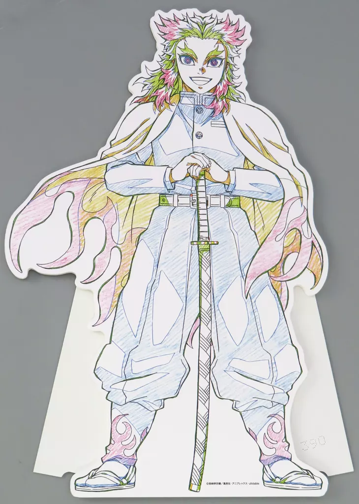 雑貨　煉獄杏寿郎 イラスト スタンディPOP原画版 「鬼滅の刃×ufotable DINING -HIROMA-」 開店記念グッズ