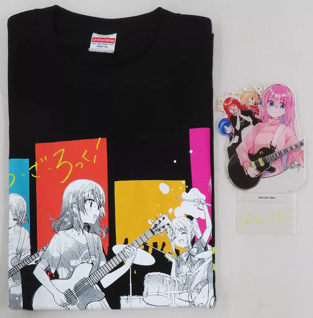 グッズセット　[単品] 2大特典セット 「コミックス ぼっち・ざ・ろっく! 第6巻 オリジナルTシャツ+オリジナルアクリルフィギュア付ゲーマーズ【超】限定版」 同梱特典