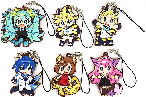 全6種セット 「VOCALOID 初音ミクシリーズ ラバーコレクション まご・怪獣」