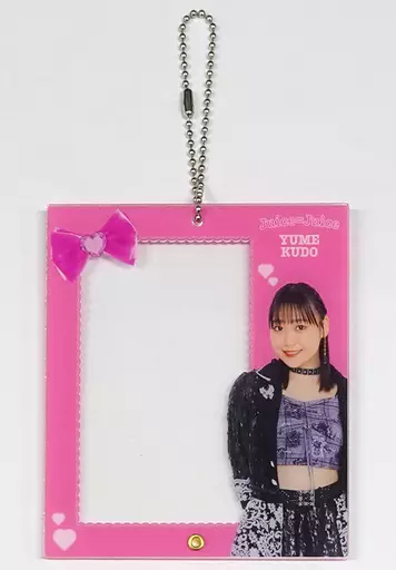 工藤由愛 コレクションステッカーホルダー 「モバガチャ Juice=Juice 推しver. オフィシャルオンラインガチャ」 スーパーレア景品