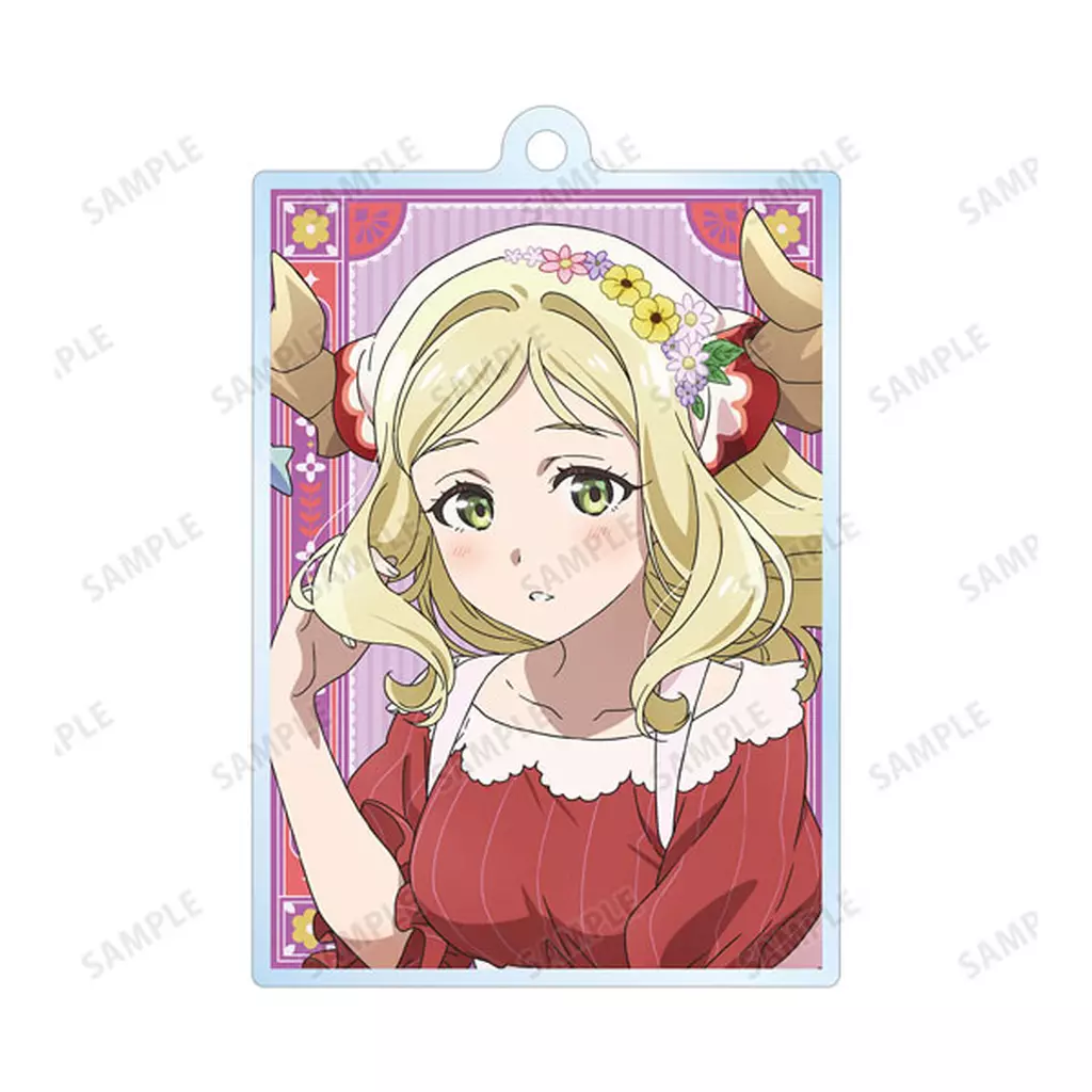 小原鞠莉 「幻日のヨハネ -SUNSHINE in the MIRROR- POP UP SHOP in マルイ 描き下ろしイラスト 花祭り村娘ver. トレーディングアクリル」