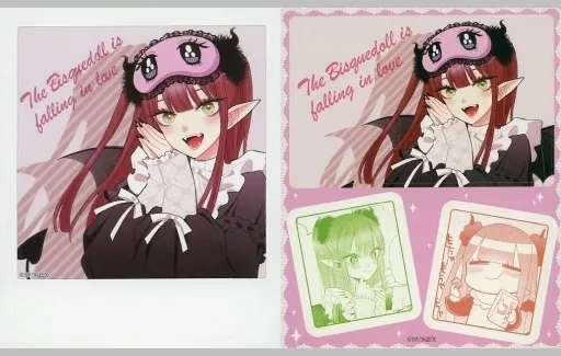 グッズセット　喜多川海夢(リズ/アイマスク) 「5th Anniversary その着せ替え人形は恋をする 展覧会 トレーディングフォト風カード＆ステッカーセット」