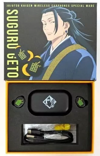 ヘッドフォン　[破損品] 夏油傑モデル TRUE WIRELESS STEREO EARPHONES(ワイヤレスイヤホン) 「呪術廻戦」