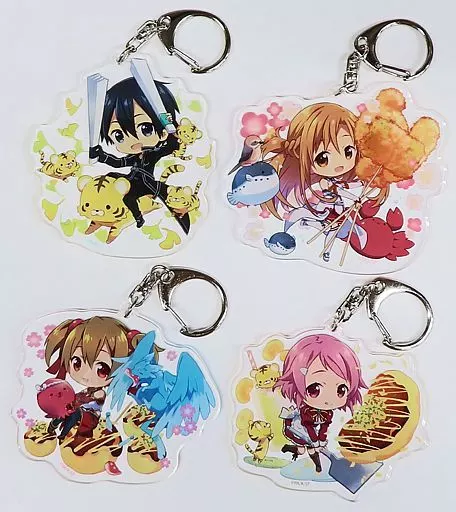 集合 ご当地アクリルチャームセット 「THE ART OF SWORD ART ONLINE」 大阪会場限定
