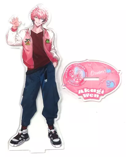 ハーフアニバーサリー アクスタ 赤城ウェン 佐伯イッテツ 宇佐美リトセット NIJISANJI ＆ NIJISANJI EN HEROES Half Anniversary」グッズ