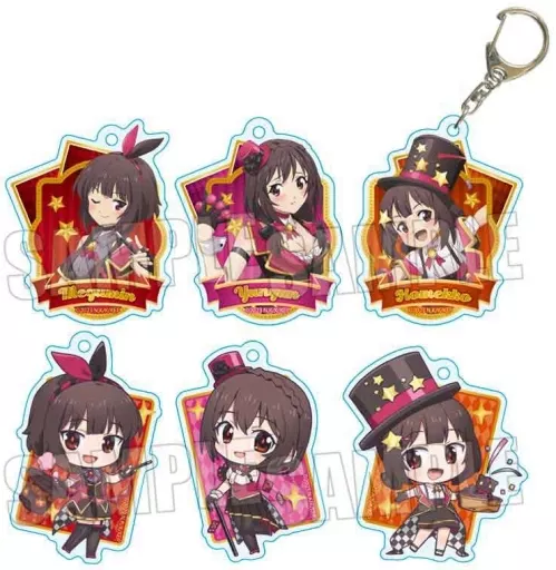 全6種セット 「この素晴らしい世界に爆焔を! トレーディングアクリル マジシャンver.」