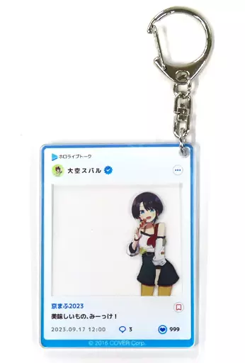 大空スバル ホロプラス風アクリル 「バーチャルYouTuber ホロライブ」 京都国際マンガ・アニメフェア2023(京まふ)グッズ