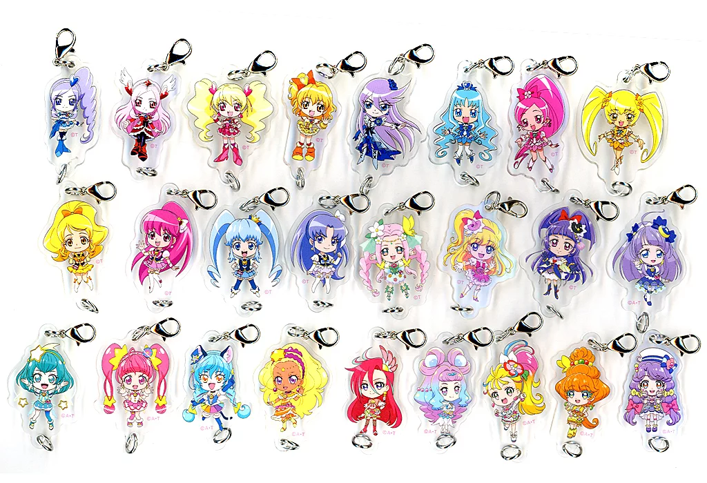 全25種セット 「映画プリキュアオールスターズF 全78プリキュア つながるアクリルチャーム vol.1」 劇場グッズ