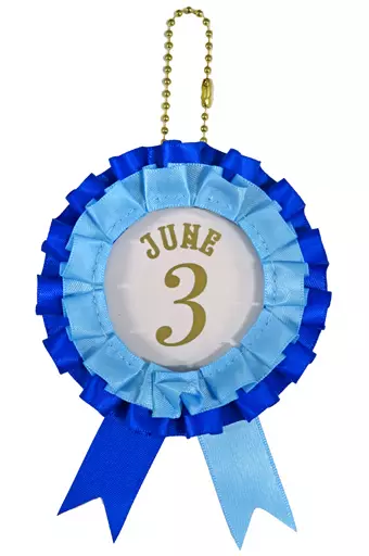 デュース・スペード おめかしバースデー ロゼット風缶バッジホルダー 「ディズニー ツイステッドワンダーランド プレミアムバースデー2023 POP UP SHOP in アニメイト」