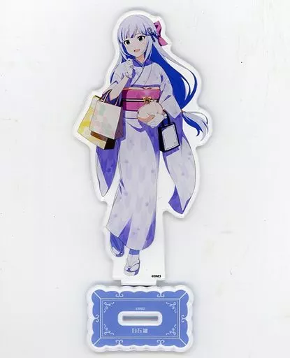 雑貨　白石紬 アクリルスタンド 夢色乙女 「アイドルマスターミリオンライブ！×三井ショッピングパーク」 駿河屋 -<中古>白石紬 アクリルスタンド 夢色乙女 「アイドル