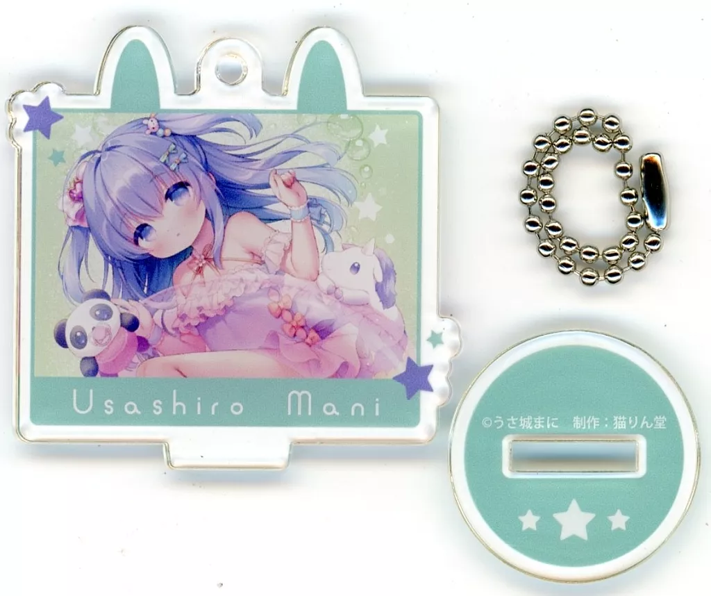 うさ城まにイラスト(4) アクリルスタンド 「FANZAオンラインくじ 猫りん堂セレクション うさ城まに -うさのまにまに-」 D-4賞