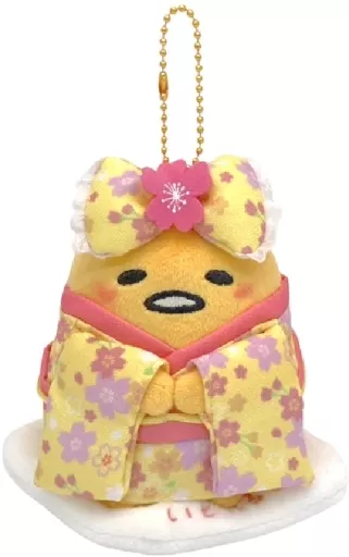 キーホルダー　ぐでたま 桜着物 マスコット 「サンリオキャラクターズ」