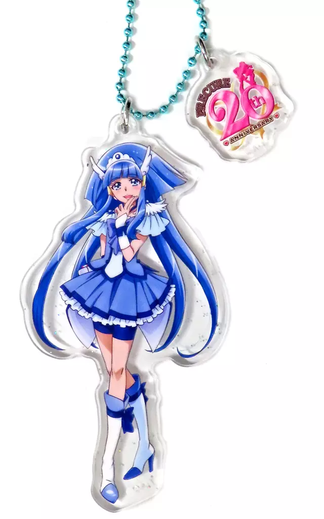 キュアビューティ 20周年アニバーサリー ラメ入りアクリルキーチェーン 第3弾 「スマイルプリキュア!」 プリティストア限定