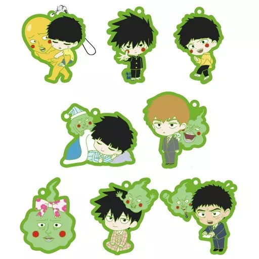 全8種セット 「モブサイコ100 III エクボがいっぱいカプセルラバー Vol.2」