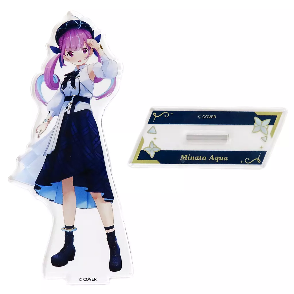 駿河屋 -<中古>湊あくあ 3Dアクリルスタンド Blue Journey衣装