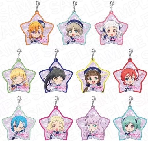 全11種セット 「ラブライブ!スーパースター!! アクリルチャーム Jump Into the New World デフォルメ ver」