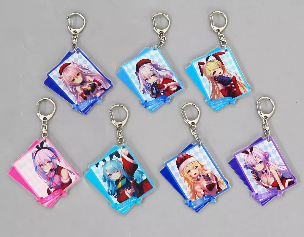 ますかれーど Xmas2022イラスト アクリル7種セット 「バーチャルYoutuber ますかれーど」