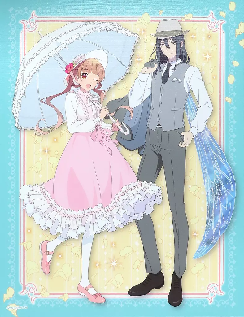 雑貨　アン・ハルフォード＆シャル・フェン・シャル(全身ver.) 選べる!F6キャンバスアート 「くじ引き堂 シュガーアップル・フェアリーテイル ～2人でおでかけ～オンラインくじ」 S-1-1賞