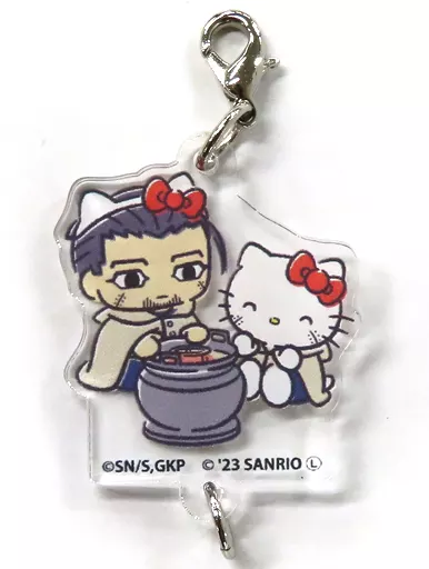尾形百之助＆ハローキティ 「ゴールデンカムイ×サンリオキャラクターズ POP UP SHOP つながる!アクリルチャーム」 会場限定