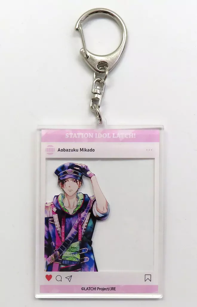 青葉梟光加人 「STATION IDOL LATCH! POP-UP SHOP エキメン総選挙 出張購買所 SNS風アクリル PALE TONE series A」