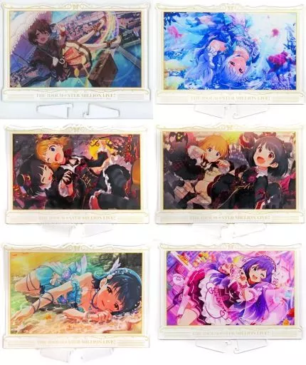 全6種セット アクリルボードvol.2 「アイドルマスター ミリオンライブ!」