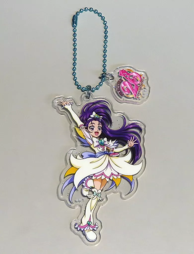 05.キュアイーグレット 20周年アニバーサリー ラメ入りアクリルキーチェーン 「プリキュアシリーズ」 プリティストア限定