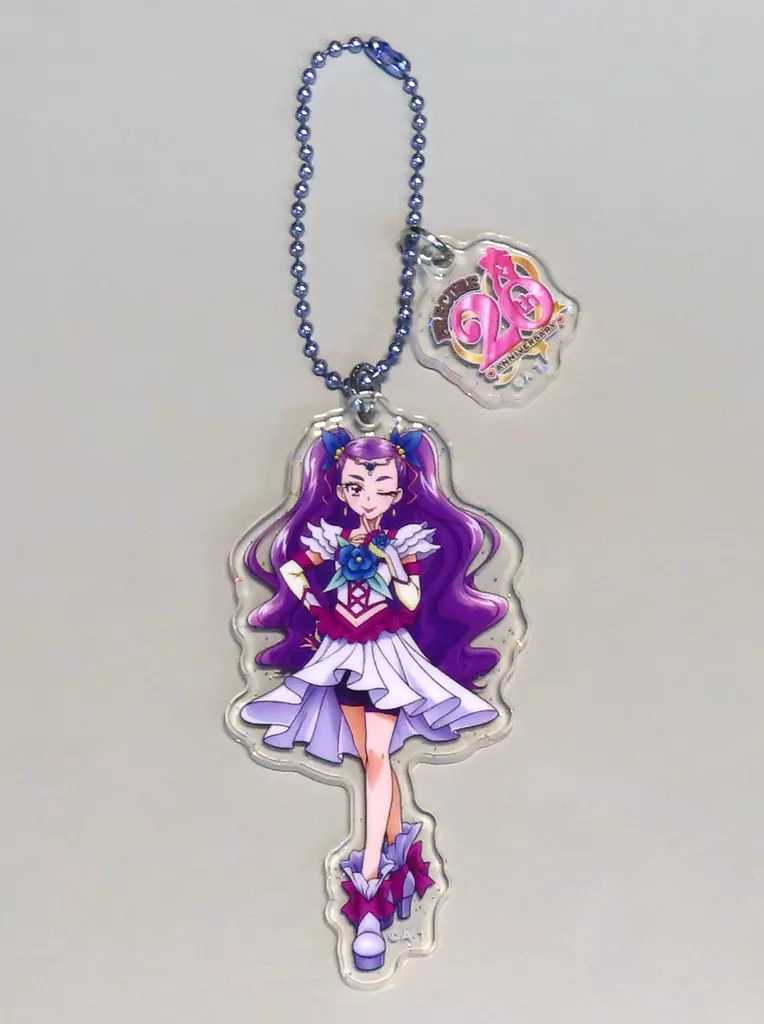 11 ミルキィローズ 20周年アニバーサリー ラメ入りアクリルキーチェーン 「プリキュアシリーズ」 プリティストア限定
