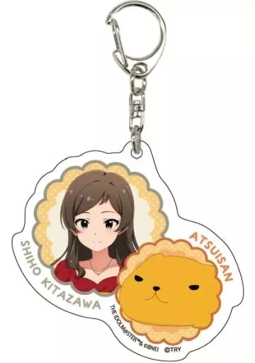 北沢志保＆あついさんB 「アイドルマスター ミリオンライブ!×カピバラさん アクリルキーホルダー 01.描き下ろしイラスト」