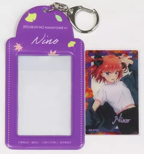 中野二乃 アクリルシートホルダー 「五等分の花嫁∽ ～秋のひととき～ in 新宿マルイアネックス」