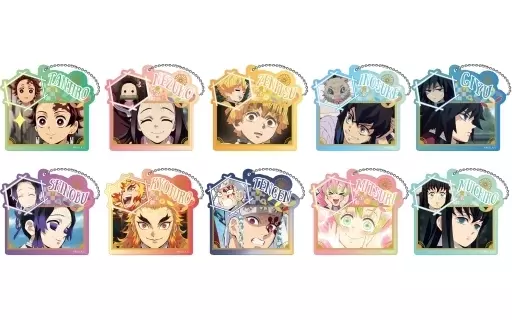 全10種セット 「鬼滅の刃 コラージュアクリルキーチェーンVol.2」