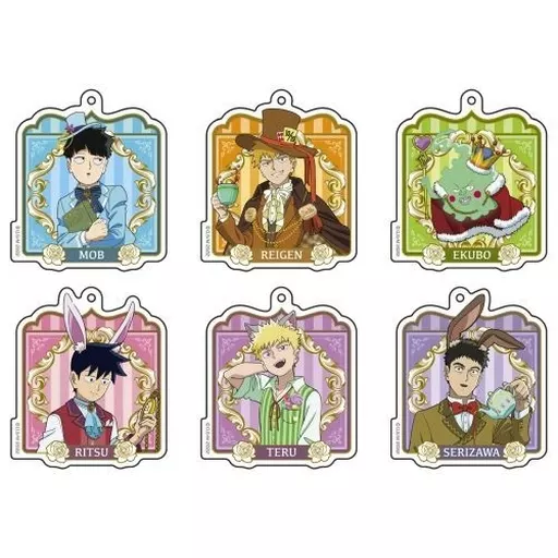全6種セット 「モブサイコ100 III POP UP SHOP 描き下ろしアクリルコレクション 不思議の国のアリスver.」