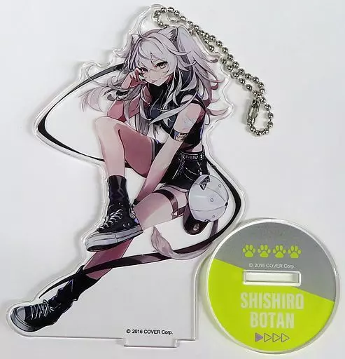 獅白ぼたん(POKImariイラスト) アクリルスタンド 「バーチャルYouTuber ホロライブ 獅白ぼたん×カプとれ」