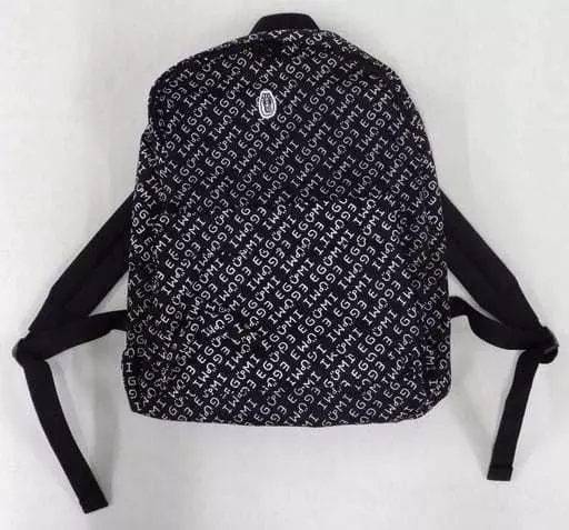 バッグ　[破損品] 江口拓也 EGUMI MONOGRAM BACK PACK(バックパック) ブラック EGUMI ONLINE SHOP限定