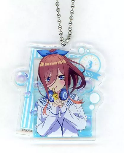 中野三玖(ダイカット) アクリル 「くじコレ 五等分の花嫁∽ シャボンstyle」 D賞-03