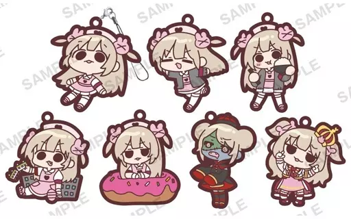 全7種セット 「バーチャルYouTuber 名取さながいっぱいラバー BOXver.」