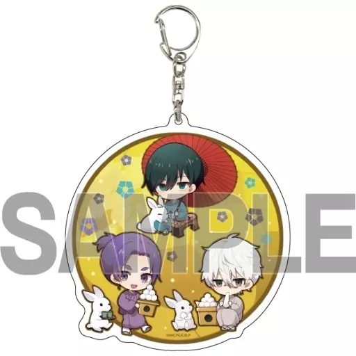 10.集合デザインB(ミニキャライラスト/3人) デカアクリル お月見ver. 「ブルーロック POP UP SHOP in TOKYO CHARACTER STREER」