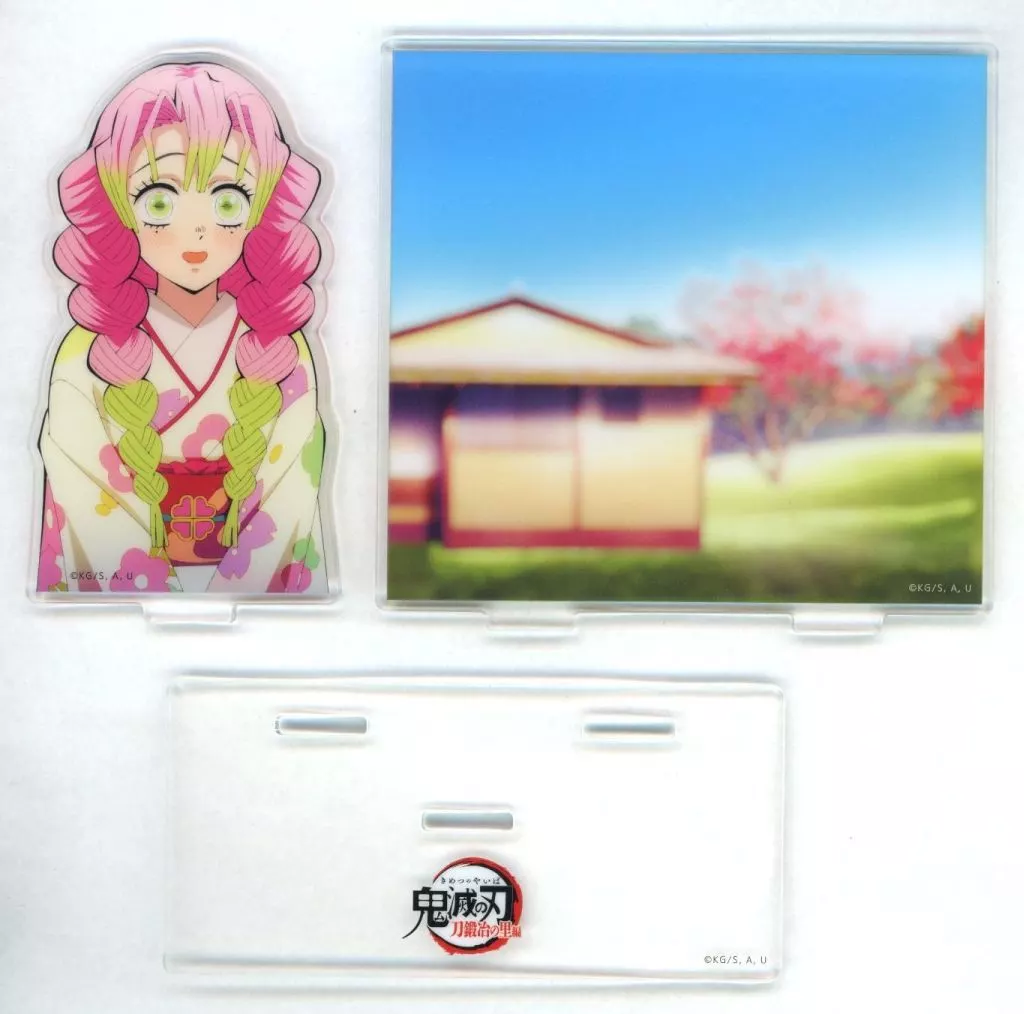 甘露寺蜜璃 場面写そのままアクリルスタンド 17歳、私のお見合いは...破談した 「鬼滅の刃 刀鍛冶の里編 キャラクター絵巻カフェ 第一期 竈門兄弟と恋柱」