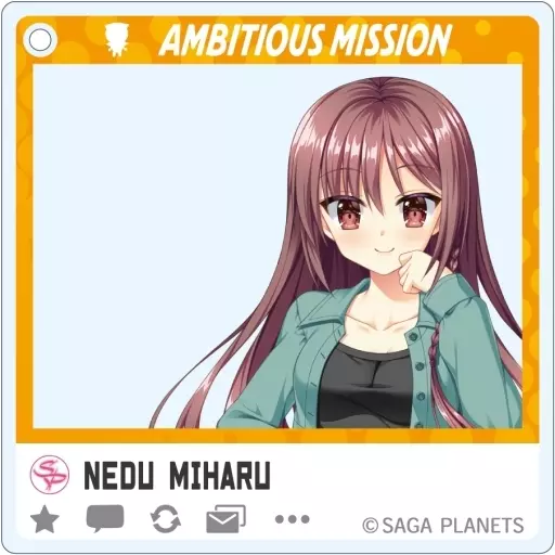 根津美香 「AMBITIOUS MISSION SNSぽいアクリル」