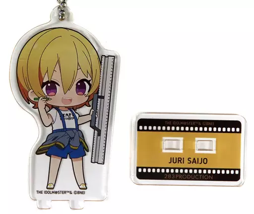 西城樹里 「アイドルマスター シャイニーカラーズ×animatecafe トレーディングアクリルスタンドキーホルダー 映画撮影ver. グループ2」（チェーン欠品）