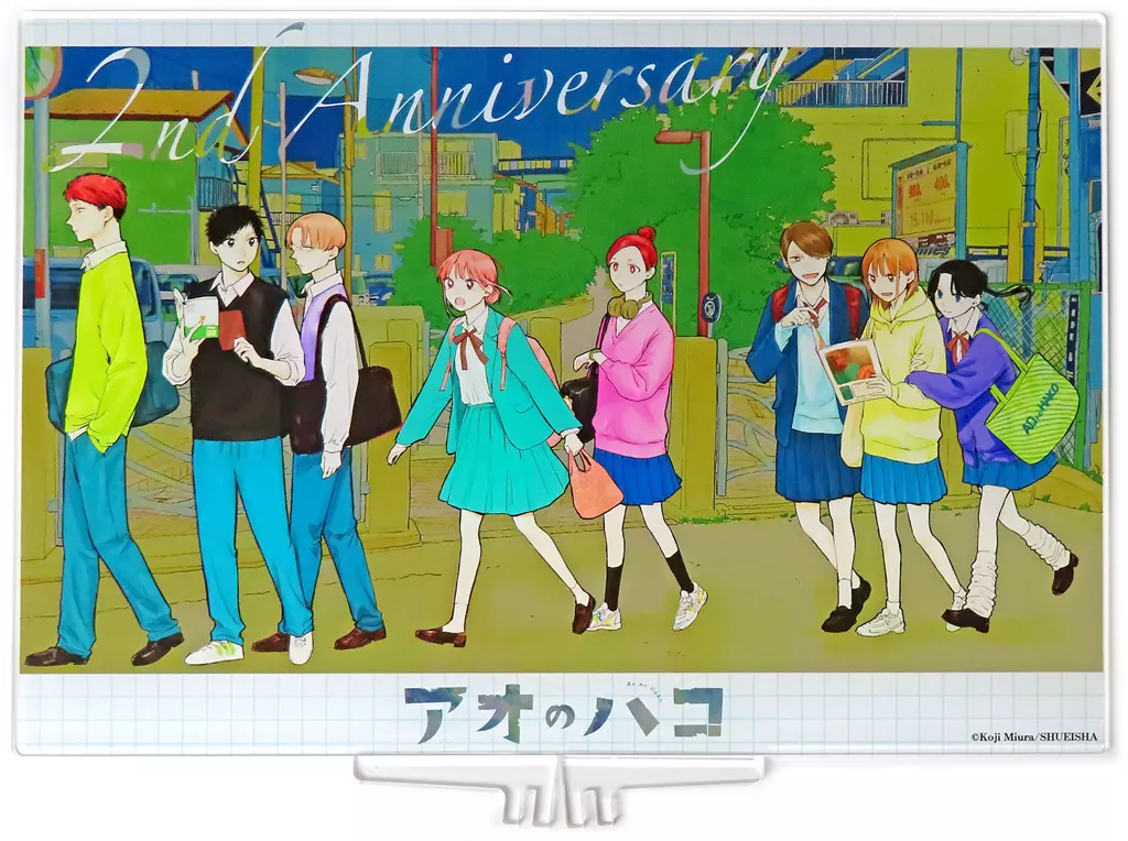 アクリルスタンド・アクリルパネル　集合 箔入りアクリルアート -連載2周年突破記念Ver.- 「アオのハコ」 完全受注生産限定