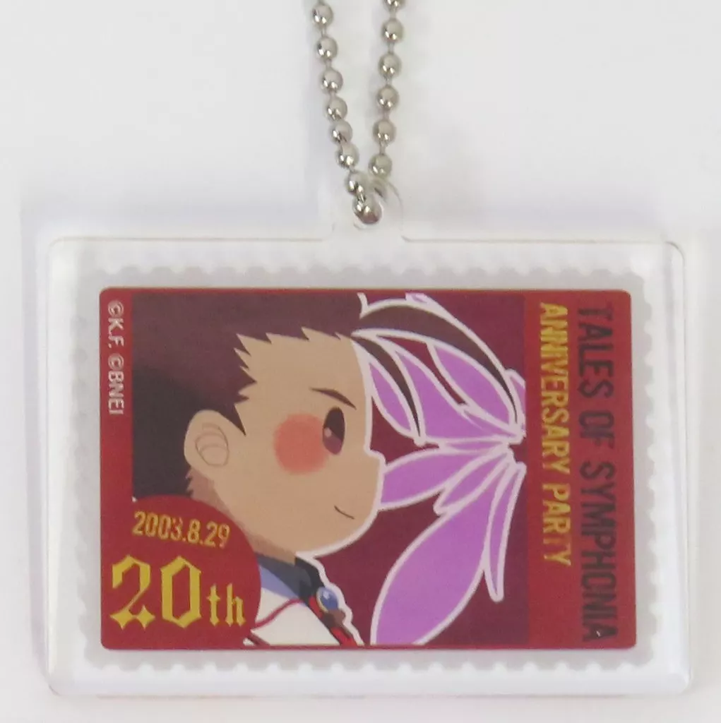 ロイド・アーヴィング 開催記念 公式切手風アクリル 「テイルズ オブ シンフォニア フェスティバル ～20th Anniversary～」
