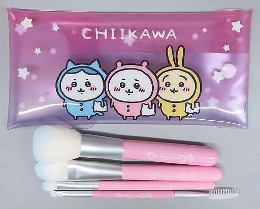 ChiiKawa & Friends Makeup Brush Set - Cute Pajama Theme