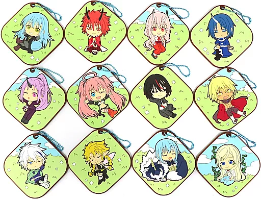 全12種セット ラバーチャーム きゅんキャラいらすとれーしょんず 「一番くじ 転生したらスライムだった件 テンペスト日和」 E賞