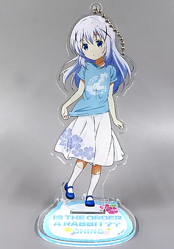チノ スタンドアクリル 「ご注文はうさぎですか?? Tシャツセット」 C90グッズ