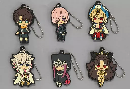 全6種セット 「Fate/Grand Order -絶対魔獣戦線バビロニア- ラバーマスコット」