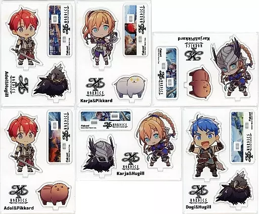 全6種セット アクリルスタンド 「イースX -NORDICS-」 発売記念抽選会 B賞